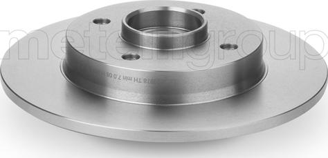 Metelli 23-0878 - Гальмівний диск autozip.com.ua