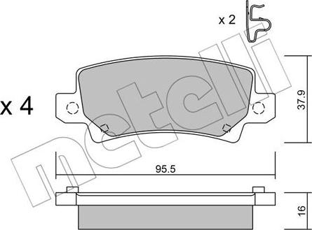 Metelli 22-0447-0 - Масляний фільтр autozip.com.ua