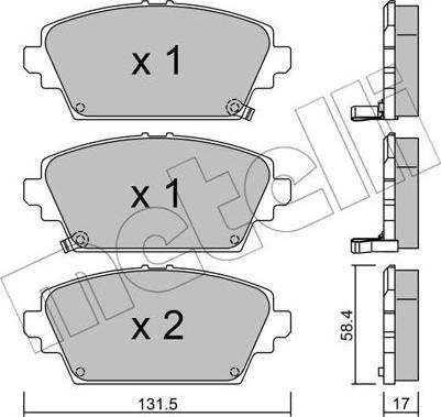 Metelli 22-0464-1 - Масляний фільтр autozip.com.ua