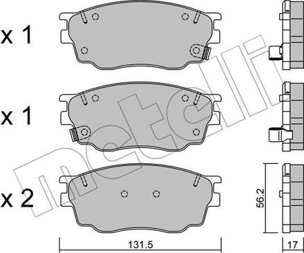 Metelli 22-0475-0 - Масляний фільтр autozip.com.ua