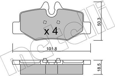 Metelli 22-0576-0 - Масляний фільтр autozip.com.ua