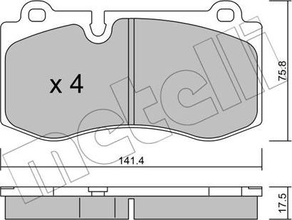 Metelli 22-0669-0 - Масляний фільтр autozip.com.ua