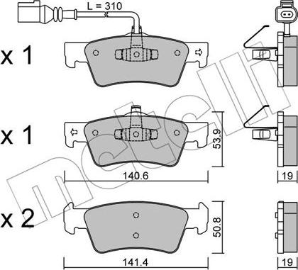 Metelli 22-0661-1 - Масляний фільтр autozip.com.ua