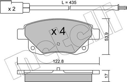 Metelli 22-0681-0 - Масляний фільтр autozip.com.ua