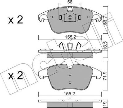 Metelli 22-0675-3 - Масляний фільтр autozip.com.ua