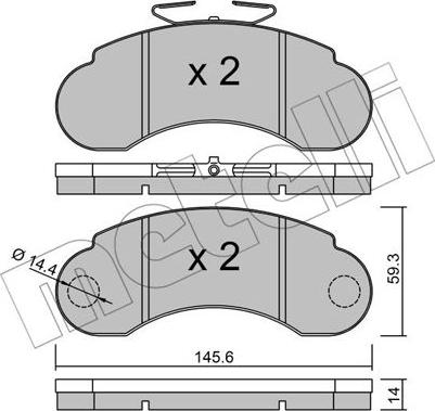 Simer 530 - Гальмівні колодки, дискові гальма autozip.com.ua