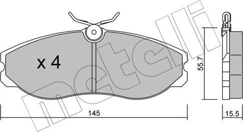 Metelli 22-0198-0 - Масляний фільтр autozip.com.ua