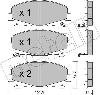 Metelli 22-0867-0 - Масляний фільтр autozip.com.ua