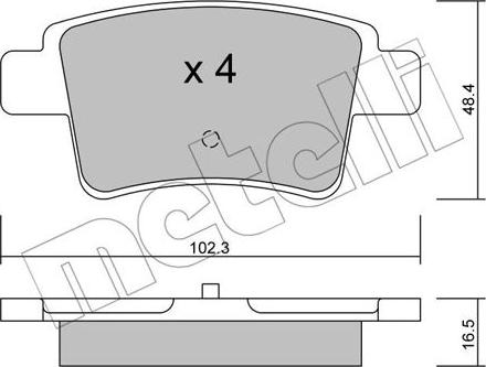 Metelli 22-0801-0 - Масляний фільтр autozip.com.ua