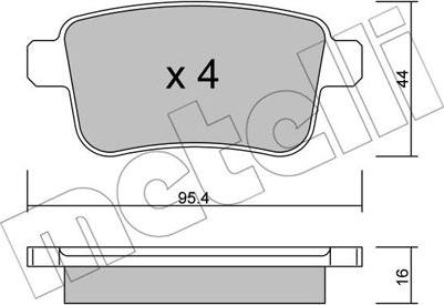 Metelli 22-0814-0 - Масляний фільтр autozip.com.ua