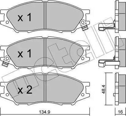 RIDER RD.3323.DB3563 - Колодка гальм. диск. NISSAN ALMERA CLASIC 06- передн. RIDER autozip.com.ua