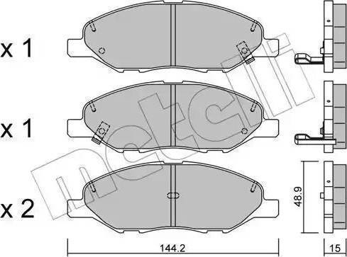 Parts-Mall PKW-008 - Гальмівні колодки, дискові гальма autozip.com.ua