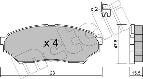 Metelli 22-0397-0 - Масляний фільтр autozip.com.ua