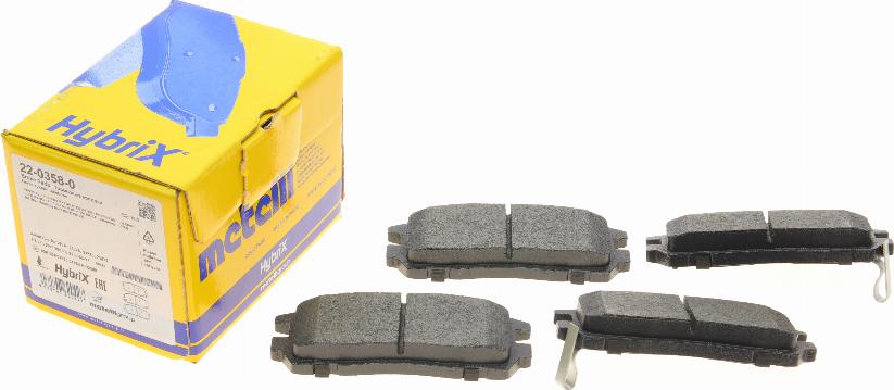 Metelli 22-0358-0 - Масляний фільтр autozip.com.ua