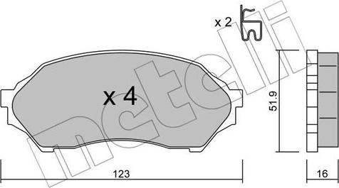 Metelli 22-0387-0 - Масляний фільтр autozip.com.ua