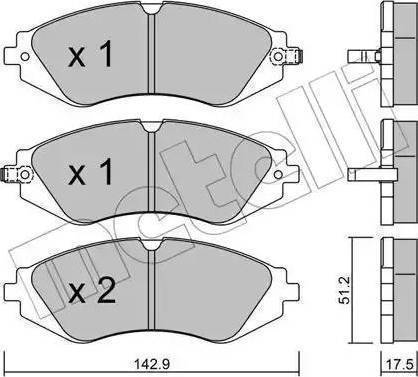 Sangsin Brake SP1077 - Гальмівні колодки, дискові гальма autozip.com.ua