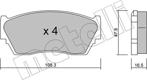 Metelli 22-0246-0 - Масляний фільтр autozip.com.ua