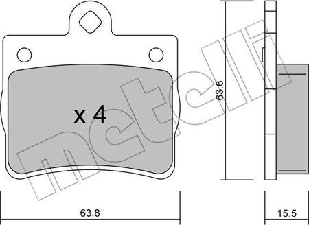 Metelli 22-0255-0 - Масляний фільтр autozip.com.ua