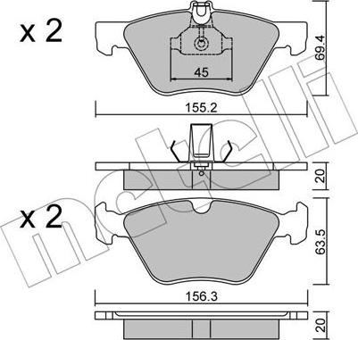 Metelli 22-0252-0 - Масляний фільтр autozip.com.ua