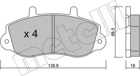 Metelli 22-0264-0 - Масляний фільтр autozip.com.ua