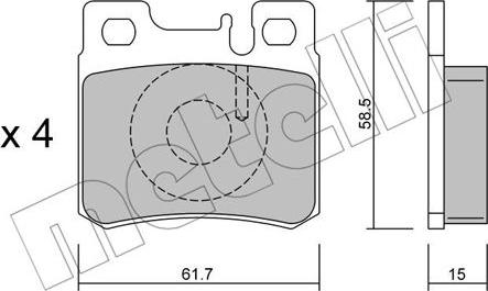 Metelli 22-0203-0 - Масляний фільтр autozip.com.ua