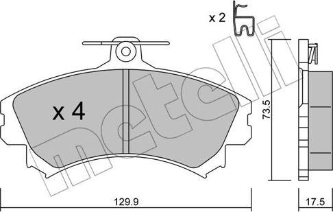 Metelli 22-0216-1 - Масляний фільтр autozip.com.ua