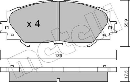 Metelli 22-0747-0 - Масляний фільтр autozip.com.ua