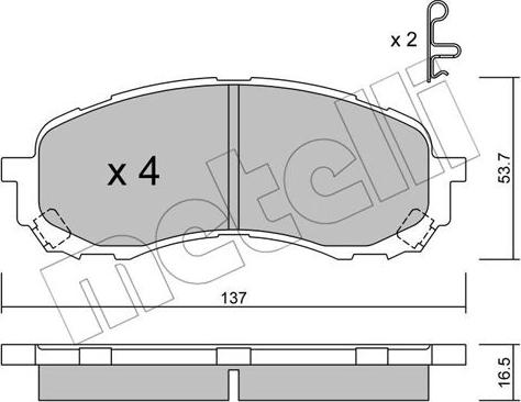 Metelli 22-0762-0 - Масляний фільтр autozip.com.ua