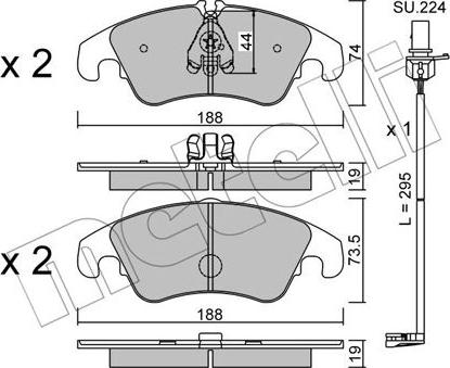 Metelli 22-0775-0K - Масляний фільтр autozip.com.ua