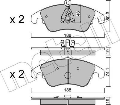 Metelli 22-0775-2 - Масляний фільтр autozip.com.ua