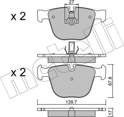 Metelli 22-0773-9 - Масляний фільтр autozip.com.ua