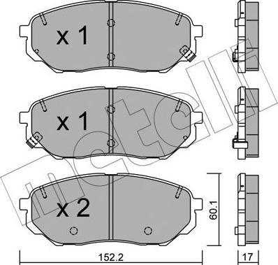 Metelli 22-1096-0 - Масляний фільтр autozip.com.ua