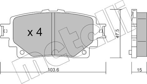 Metelli 22-1229-0 - Масляний фільтр autozip.com.ua