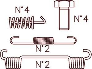 Metelli K376 - Комплектуючі, барабанний гальмівний механізм autozip.com.ua