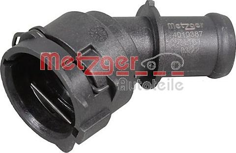 Metzger 4010387 - Фланець охолоджуючої рідини autozip.com.ua