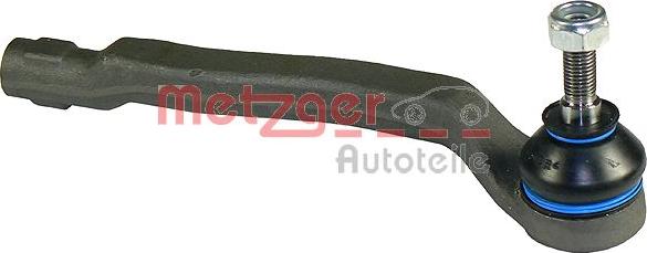 Metzger 54040402 - Наконечник рульової тяги, кульовий шарнір autozip.com.ua