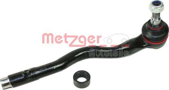 Metzger 54010202 - Наконечник рульової тяги, кульовий шарнір autozip.com.ua