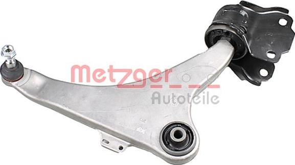 Metzger 58013802 - Важіль незалежної підвіски колеса autozip.com.ua