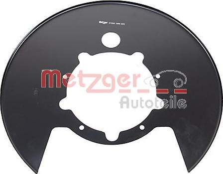 Metzger 6115501 - Відбивач, диск гальмівного механізму autozip.com.ua