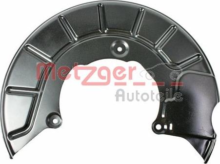 Metzger 6115029 - Відбивач, диск гальмівного механізму autozip.com.ua