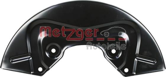 Metzger 6115191 - Відбивач, диск гальмівного механізму autozip.com.ua