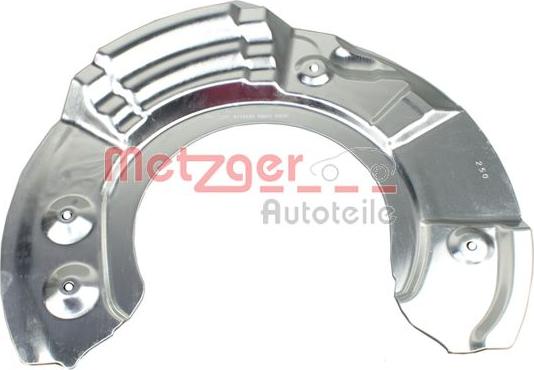 Metzger 6115159 - Відбивач, диск гальмівного механізму autozip.com.ua