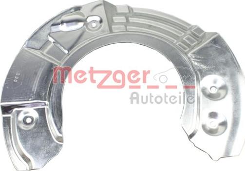 Metzger 6115159 - Відбивач, диск гальмівного механізму autozip.com.ua