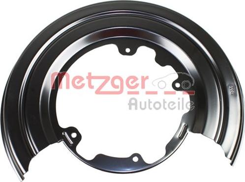 Metzger 6115158 - Відбивач, диск гальмівного механізму autozip.com.ua