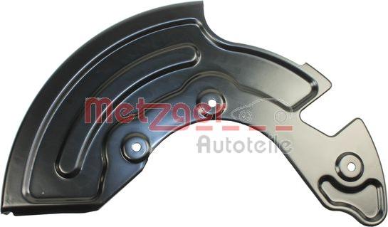 Metzger 6115125 - Відбивач, диск гальмівного механізму autozip.com.ua