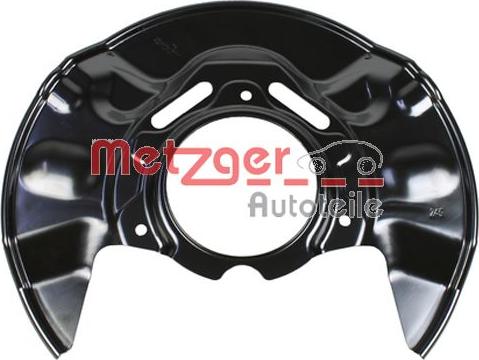 Metzger 6115250 - Відбивач, диск гальмівного механізму autozip.com.ua