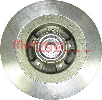 Metzger 6110009 - Гальмівний диск autozip.com.ua
