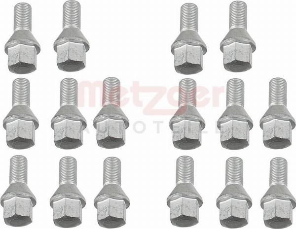 Metzger 6320004 - Болт для кріплення колеса autozip.com.ua