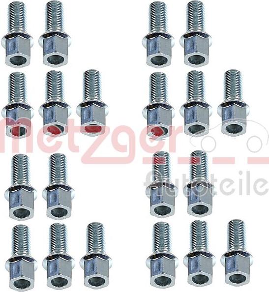 Metzger 6320002 - Болт для кріплення колеса autozip.com.ua