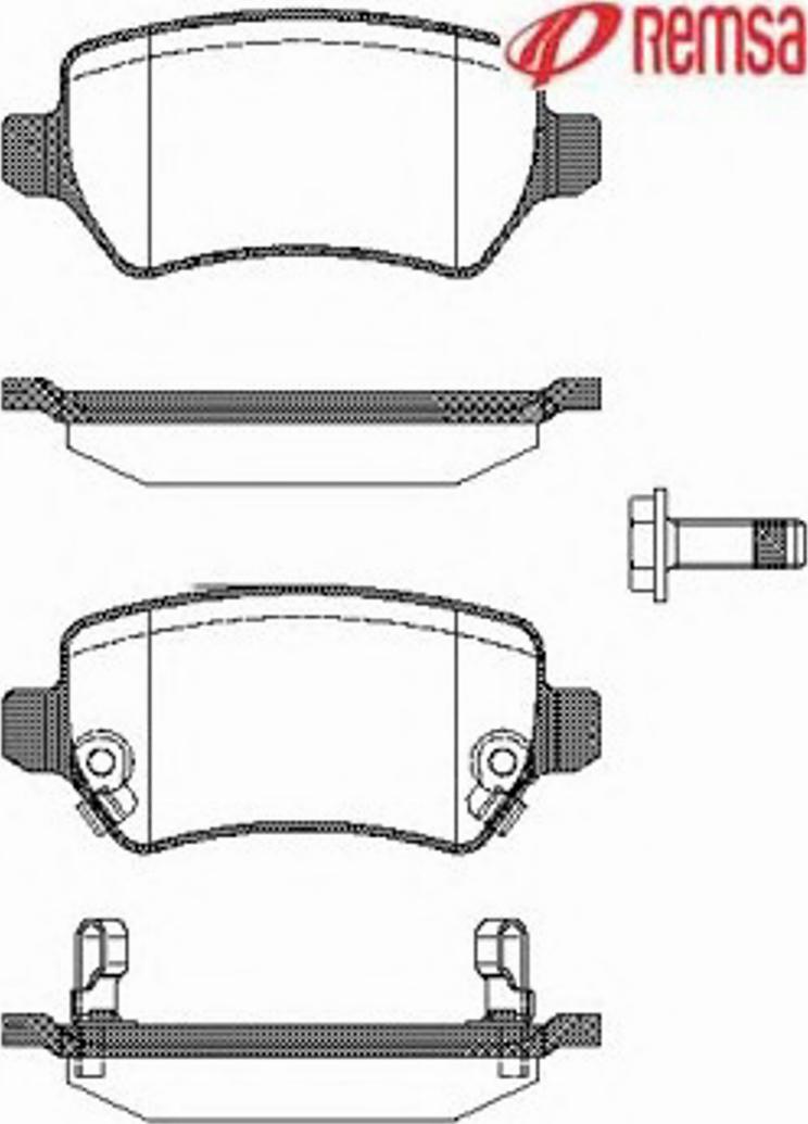 Metzger 095702 - Гальмівні колодки, дискові гальма autozip.com.ua